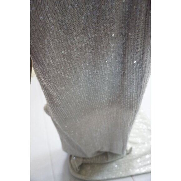 Wild Fable Women’s Mid-Rise Gray Wide-Leg Holiday Sequin Pants - Size M, NWT - Picture 7 of 7